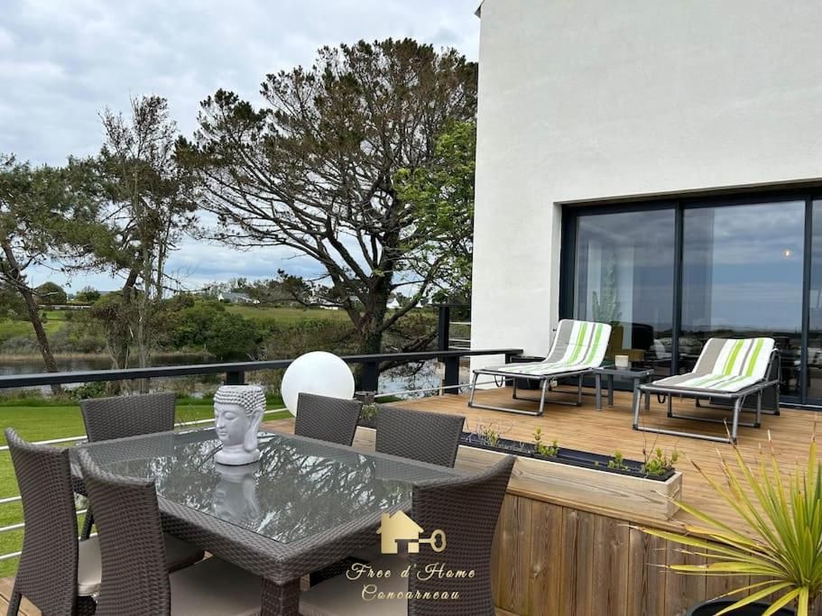 Villa Trevi , Spacieuse, Vue Mer Трегюнк Экстерьер фото