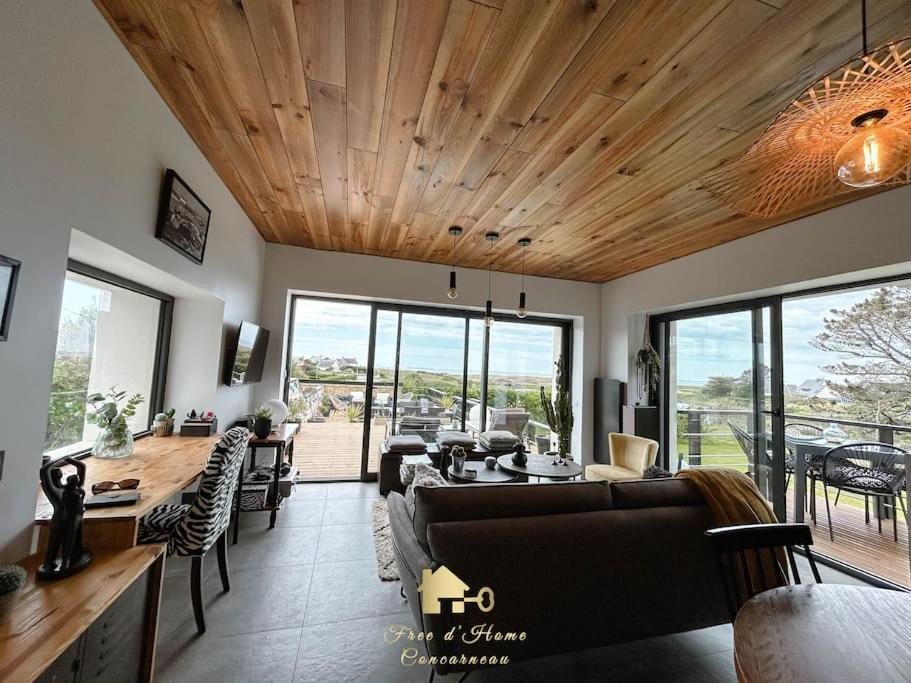 Villa Trevi , Spacieuse, Vue Mer Трегюнк Экстерьер фото